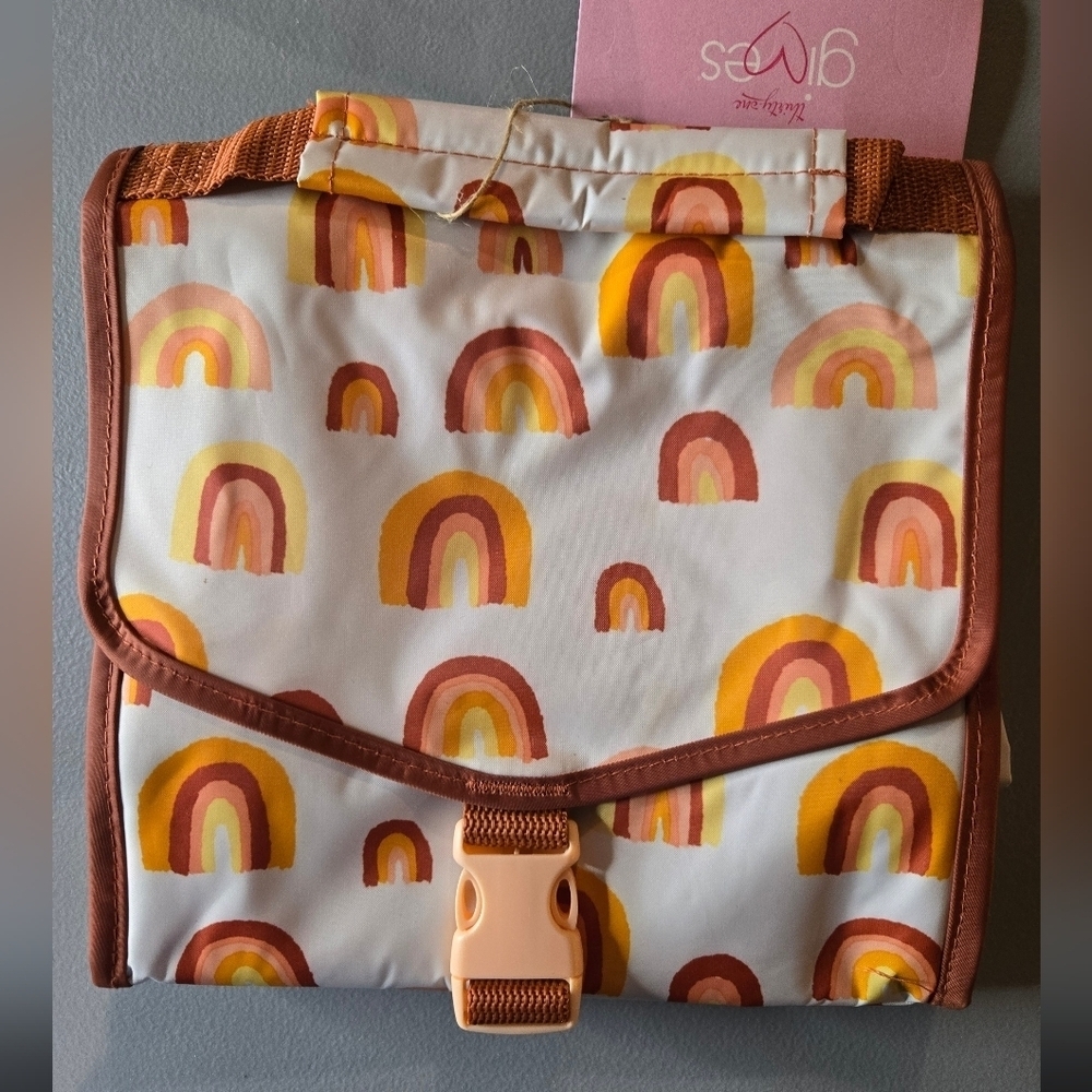 NWT Thirty-One Fold Over Lunch Bag - BOHO RAINBOWS